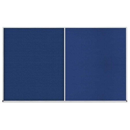 United Visual Products Enclosed Corkboard, 1 Door, 48"x36", 4" Fra UV3402-GOLD-BLACK